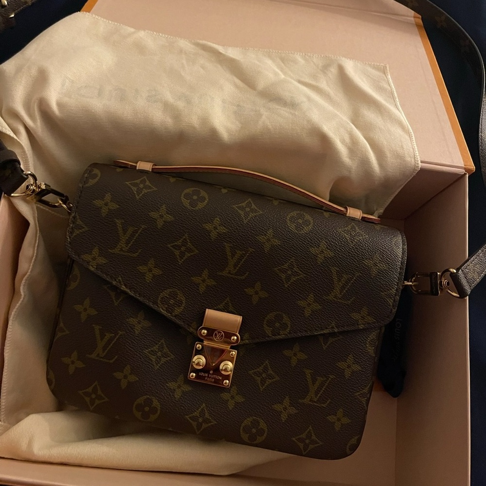 Louis Vuitton Dark Brown Monogram Crossbody Bag